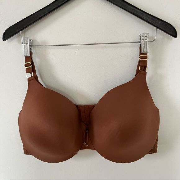 Ashley Graham Taupe Essential Icon T-shirt Bra - Picture 3 of 10